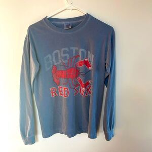 Collectible Boston Red Sox Ringspun‎ Long Sleeve with Lobster